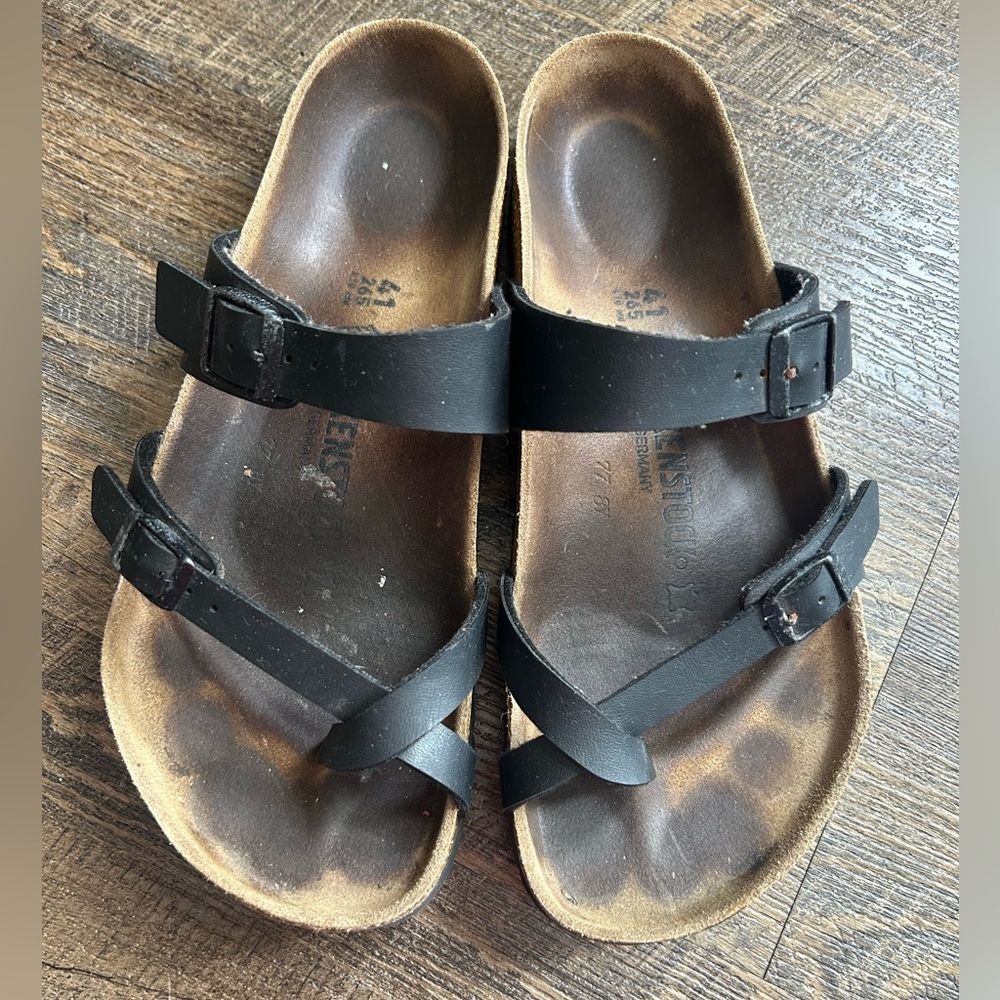 Birkenstock Mayari black sandals Sz 41
